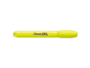 Sharpie 1780478 Gel Highlighter, Bullet Tip, Fluorescent Yellow, 12-Pk Sharpie 1780478 Gel Highlighter, Bullet Tip, Fluorescent Yellow, 12-Pk