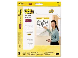 Post-It Easel Pads 566PRL Self-Stick Wall Easel Ruled Pad, 20 in. w x 23 in. h, White, 20 Sheets-Pad, 2-Pack Post-It Easel Pads 566PRL Self-Stick Wall Easel Ruled Pad, 20 in. w x 23 in. h, White, 20 Sheets-Pad, 2-Pack