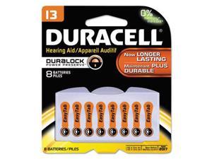 DURACELL Hearing Aid Easy Tab 13 Zinc Air Battery 8pack
