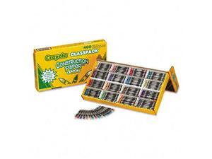 Crayola. 521617 Construction Paper Crayons, Wax, 25 Each of 16 Colors, 400/Box Crayola. 521617 Construction Paper Crayons, Wax, 25 Each of 16 Colors, 400/Box