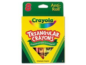 Crayola Triangular Crayons 8 Colors/Box 524008 Crayola Triangular Crayons 8 Colors/Box 524008