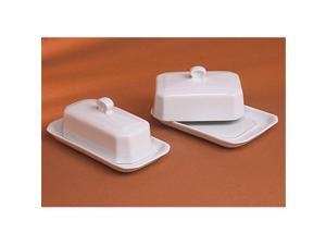 Pillivuyt 270313BX Large Butter Tray With Cover European Style - 7 x 4.5 Inch Pillivuyt 270313BX Large Butter Tray With Cover European Style - 7 x 4.5 Inch