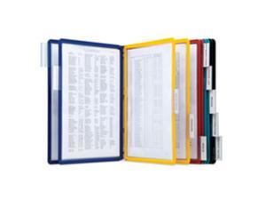 Durable Office Products Corp. DBL535900 Wall Reference System- w- 10 Letter Sleeves- Assorted