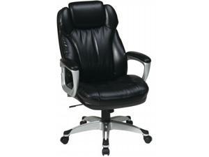 Office Star Desk Chairs Newegg Office Star Ech85806 Ec3 Executive Eco Leather Chair With Padded Arms Coated Base And