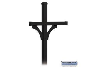 Salsbury 4873BLK Deluxe Mailbox Post Black Salsbury 4873BLK Deluxe Mailbox Post Black