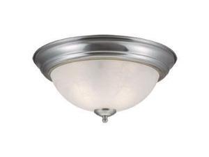 Design House 511550 Millbridge 2-Light Ceiling Mount, Satin Nickel Finish