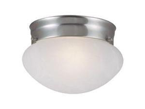 Design House 511568 Millbridge 2-Light Ceiling Mount, Satin Nickel Finish