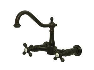 Kitchen Faucets Newegg Kingston Br Ks1245ax 8 In Center Wall Mount Kitchen Faucet