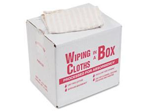 Office Snax Multipurpose Cotton Wiping Cloths - Wipe - 1 / Box - White, Red Office Snax Multipurpose Cotton Wiping Cloths - Wipe - 1 / Box - White, Red