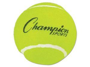 Champion Sport TB3 Tennis Balls, 2 1/2'' Diameter, Rubber, Yellow, 3/Pack Champion Sport TB3 Tennis Balls, 2 1/2'' Diameter, Rubber, Yellow, 3/Pack
