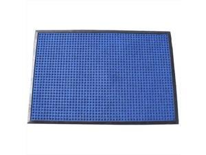 Durable Corporation 630S0046BL 4 ft. W x 6 ft. L Stop-N-Dry Mat in Blue Durable Corporation 630S0046BL 4 ft. W x 6 ft. L Stop-N-Dry Mat in Blue