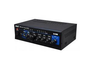 PYLE PTA4 Mini Stereo Power Amplifier - 2 x 120 Watt with AUX CD and Mic Inputs PYLE PTA4 Mini Stereo Power Amplifier - 2 x 120 Watt with AUX CD and Mic Inputs