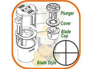 Sunkist B-201 4 Wedge Blade Cup Sectionizer Junior Sunkist B-201 4 Wedge Blade Cup Sectionizer Junior