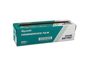 Reynolds Wrap Metro Light-Duty PVC Film Roll w/Cutter Box 18" x 2000ft Clear Reynolds Wrap Metro Light-Duty PVC Film Roll w/Cutter Box 18" x 2000ft Clear