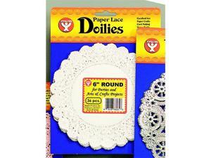 DOILIES 6 WHITE ROUND 100/PK DOILIES 6 WHITE ROUND 100/PK