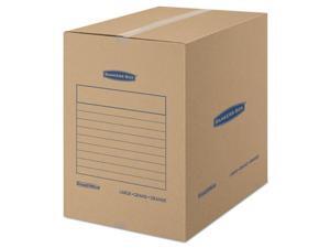 Fellowes Manufacturing 7714001 Smoothmove Basic Moving Boxes, Kraft - 18 L x 18 W x 24 H in. Fellowes Manufacturing 7714001 Smoothmove Basic Moving Boxes, Kraft - 18 L x 18 W x 24 H in.