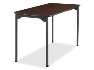 Iceberg ICE65804 Wood Folding Table 24 in. x 48 in. Walnut Iceberg ICE65804 Wood Folding Table 24 in. x 48 in. Walnut