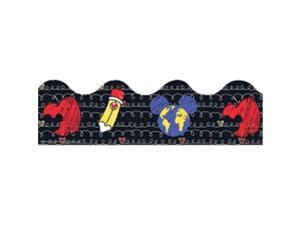 Eureka EU-845225 Mickey Color Pop Apple Pencil World Extra Wide Die-Cut Deco Trim