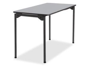Iceberg ICE65807 Wood Folding Table 24 in. x 48 in. Gray Iceberg ICE65807 Wood Folding Table 24 in. x 48 in. Gray