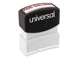 Universal Office Products 10156 Message Stamp, Paid Online - Red Universal Office Products 10156 Message Stamp, Paid Online - Red