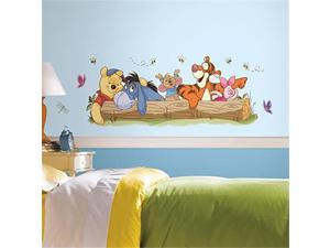Room Mates RMK2553GM Winnie The Pooh Outdoor Fun Peel And Stick Giant Wall Decals