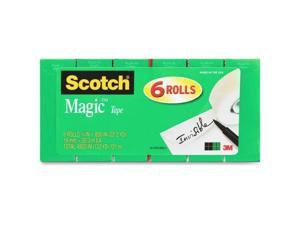 Scotch Magic Tape 3/4" x 22.2 yds. 6 Rolls (810S6) 894633 Scotch Magic Tape 3/4" x 22.2 yds. 6 Rolls (810S6) 894633