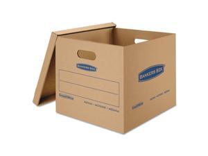 Fellowes Manufacturing 7717201 Smoothmove Classic Moving And Storage Boxes, Kraft - 18 L x 15 W x 14 H in. Fellowes Manufacturing 7717201 Smoothmove Classic Moving And Storage Boxes, Kraft - 18 L x 15 W x 14 H in.