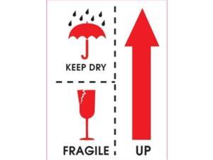 Ace Label 34009F 3 in. x 4 in. Keep Dry/Fragile/Up Ace Label 34009F 3 in. x 4 in. Keep Dry/Fragile/Up