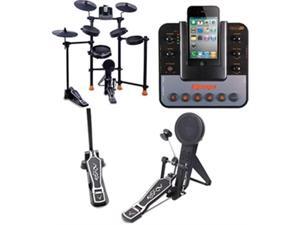 FINE ELITE INTERNATIONAL LTD IROCKER All-In-One Electronic Drum Set for IPod-IPhone with Metronome FINE ELITE INTERNATIONAL LTD IROCKER All-In-One Electronic Drum Set for IPod-IPhone with Metronome