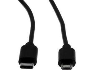 Rocstor Y10C140-B1 3ft Premier USB-C to Micro-B Cable - M/M - Black Rocstor Y10C140-B1 3ft Premier USB-C to Micro-B Cable - M/M - Black