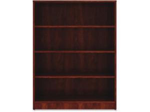 Lorell Cherry Laminate Bookcase - 48" Height x 36" Width x 12" Depth - Cherry - Laminate - 1Each LLR99785 Lorell Cherry Laminate Bookcase - 48" Height x 36" Width x 12" Depth - Cherry - Laminate - 1Each LLR99785