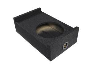 Qpower QBSHALLOW10DF Single 10 in. Universal Downfire or Behind the Seat Emplty Enclosure