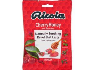 Ricola HG0161638 Herb Throat Drops Cherry Honey - 24 Drops, Case of 12 Ricola HG0161638 Herb Throat Drops Cherry Honey - 24 Drops, Case of 12