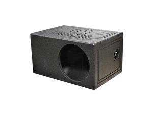 Q Power SHALLOW110 Single 10 Inch Vented Shallow Subwoofer Sub Box Enclosure 