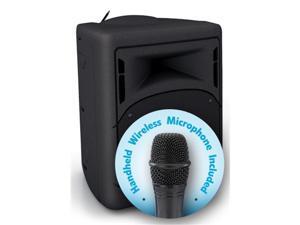 Oklahoma Sound PRA-8000-PRA8-5 40 watt Wireless PA System with Wireless Handheld Microphone Oklahoma Sound PRA-8000-PRA8-5 40 watt Wireless PA System with Wireless Handheld Microphone