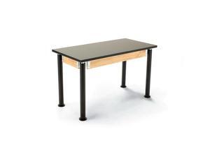 National Public Seating SLT3060AH-10 30 x 60 in. Adjustable Height Chemical Resistant Top Science Table with Black Legs National Public Seating SLT3060AH-10 30 x 60 in. Adjustable Height Chemical Resistant Top Science Table with Black Legs