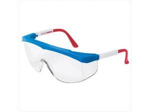 STRATOS RED/WHT/BLUE FRAME CLEAR LENS STRATOS RED/WHT/BLUE FRAME CLEAR LENS
