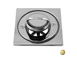 Westbrass D3201-01 Roman Tub Drain with D315 Tile Square - PVD Polished Brass Westbrass D3201-01 Roman Tub Drain with D315 Tile Square - PVD Polished Brass