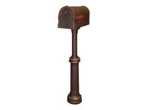 Special Lite Products SCS-1014-SPK-590-CP Savannah Curbside Mailbox with Bradford Direct Burial Mailbox Post - Copper Special Lite Products SCS-1014-SPK-590-CP Savannah Curbside Mailbox with Bradford Direct Burial Mailbox Post - Copper