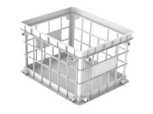 Storex Industries 1540634 Standard Crate, Letter-Legal - White Storex Industries 1540634 Standard Crate, Letter-Legal - White