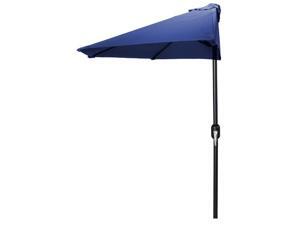 Jordan Manufacturing USH904L-NAVY 9 ft. Half Umbrella, Navy Jordan Manufacturing USH904L-NAVY 9 ft. Half Umbrella, Navy