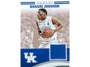 Autograph Warehouse 343679 Dakari Johnson Player Worn Jersey Patch Basketball Card - Kentucky Wildcats 2016 Panini Team Collection No. DJ-UK Autograph Warehouse 343679 Dakari Johnson Player Worn Jersey Patch Basketball Card - Kentucky Wildcats 2016 Panini Team Collection No. DJ-UK