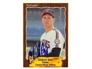 Autograph Warehouse 344256 Charles Nagy Autographed Baseball Card - Canton Akron Indians 1990 ProCards Minor League Rookie No. 1292 Autograph Warehouse 344256 Charles Nagy Autographed Baseball Card - Canton Akron Indians 1990 ProCards Minor League Rookie No. 1292