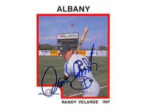 Autograph Warehouse 344638 Randy Velarde Autographed Baseball Card - Minor League, Albany Yankees 1987 ProCards No. 745 Autograph Warehouse 344638 Randy Velarde Autographed Baseball Card - Minor League, Albany Yankees 1987 ProCards No. 745