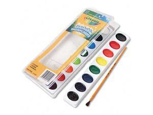 Binney & Smith 530555 Washable Watercolor Paint 16 Assorted Colors per Pack Binney & Smith 530555 Washable Watercolor Paint 16 Assorted Colors per Pack