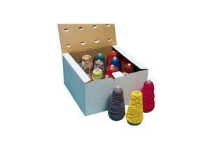 Pacon 402013 Sax Economy Novely Yarn Assortment, Dispenser Box, Assorted Color, 4 oz - Pack of 16 Pacon 402013 Sax Economy Novely Yarn Assortment, Dispenser Box, Assorted Color, 4 oz - Pack of 16