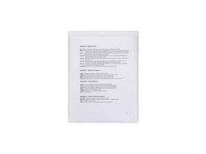 Business Source BSN99943 8.5 x 11 in. Shop Seal Ticket Holder, Clear Business Source BSN99943 8.5 x 11 in. Shop Seal Ticket Holder, Clear