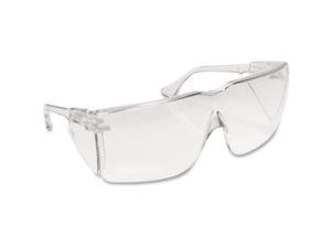 3M Tour-Guard V Protective Eyewear - Medium Size - Ultraviolet Protection - Polycarbonate Lens - Clear, Clear - 100 / Bo