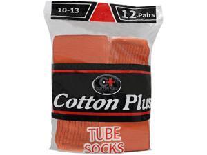 DDI 1990038 Cotton Plus Men's Orange Tube Socks - Size 10-13 Case of 240 DDI 1990038 Cotton Plus Men's Orange Tube Socks - Size 10-13 Case of 240