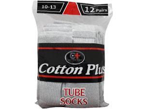 DDI 1990035 Cotton Plus Men's Grey Tube Socks - Size 10-13 Case of 240 DDI 1990035 Cotton Plus Men's Grey Tube Socks - Size 10-13 Case of 240